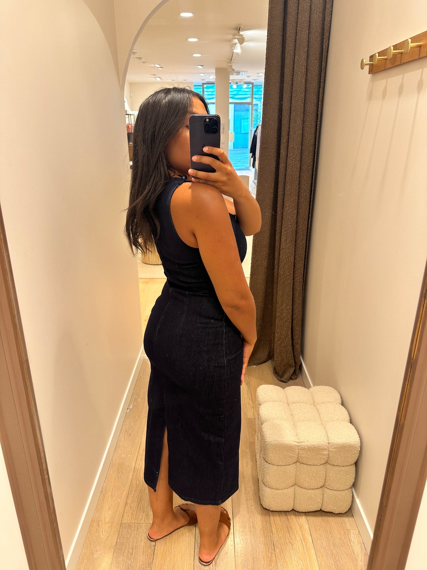 Robe effet denim Josy