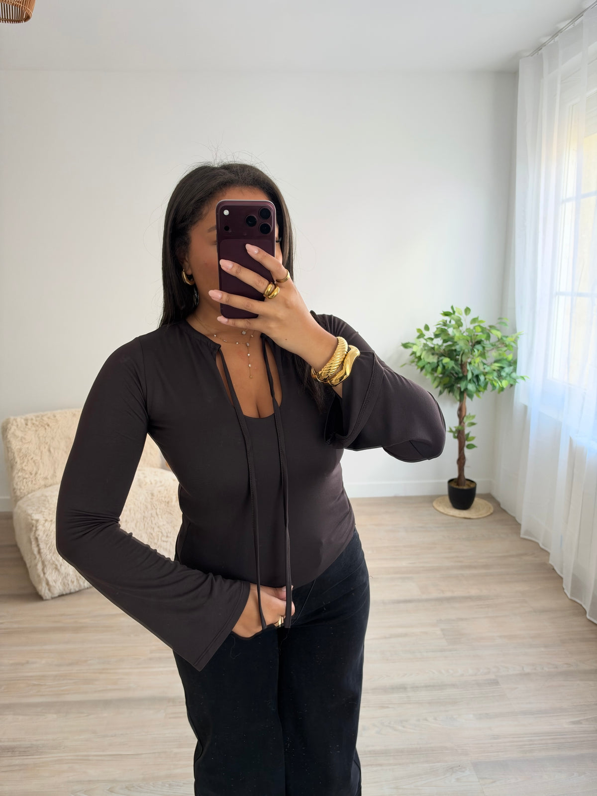 Top Jess - marron