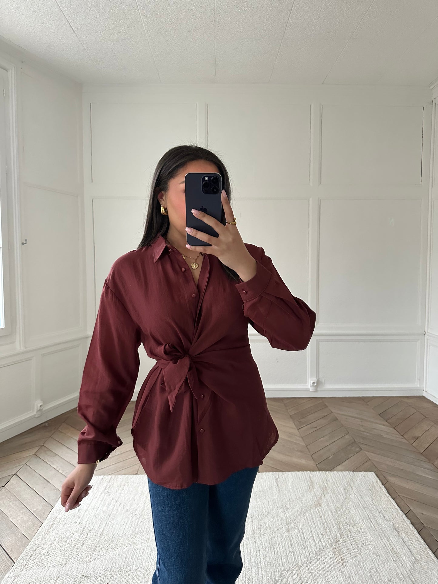 Chemise Fanny - brique