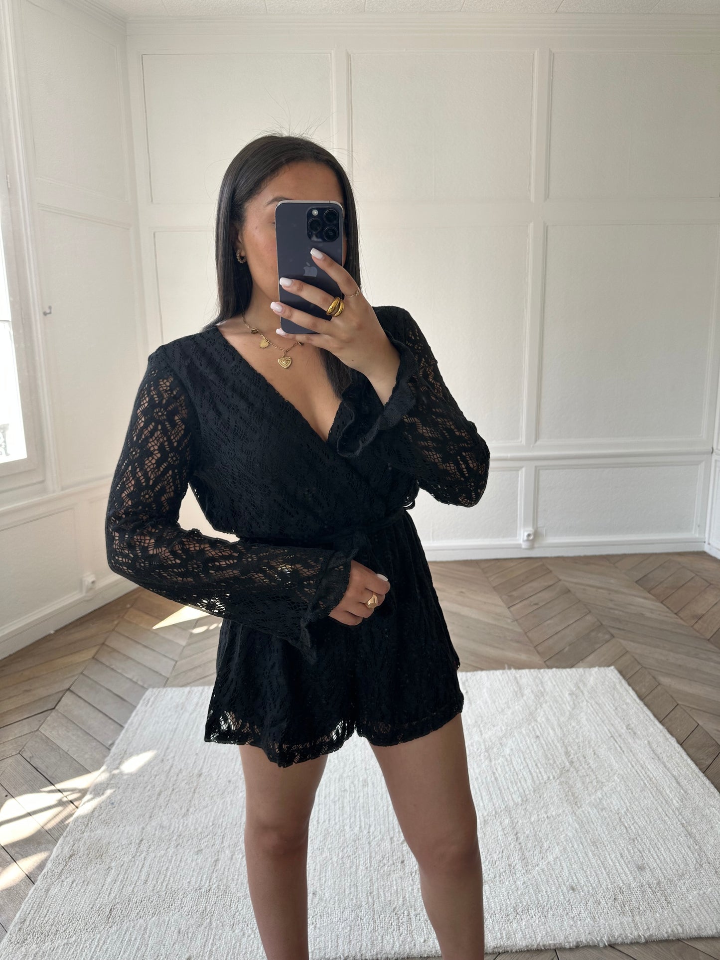 Combi-short Louna - noir