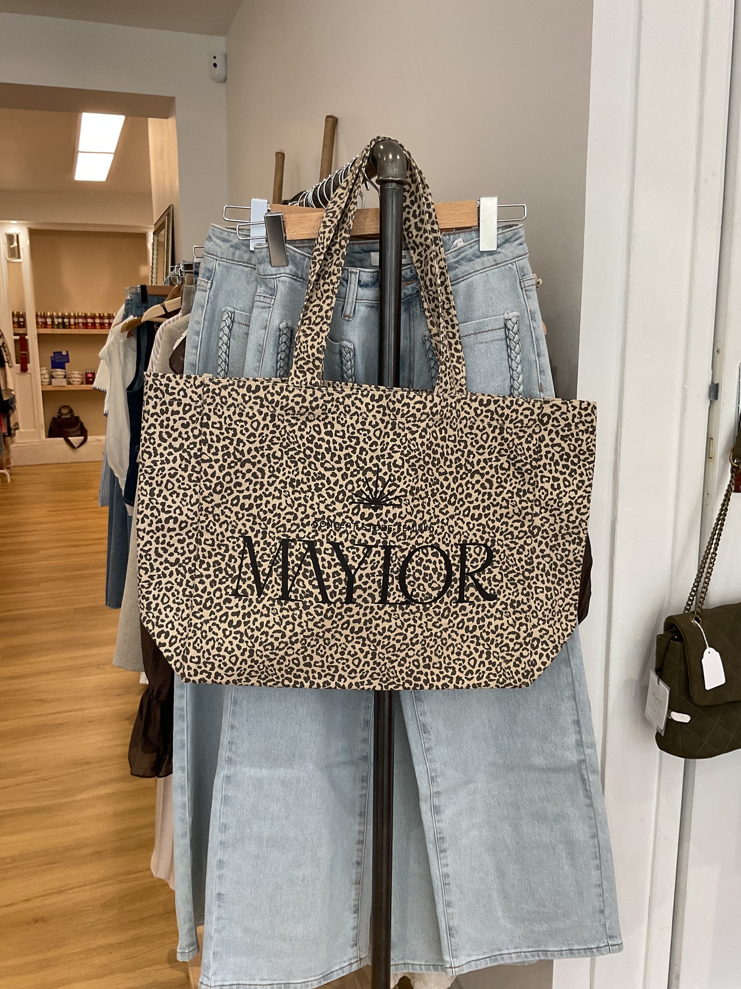 Tote bag léopard Maylor