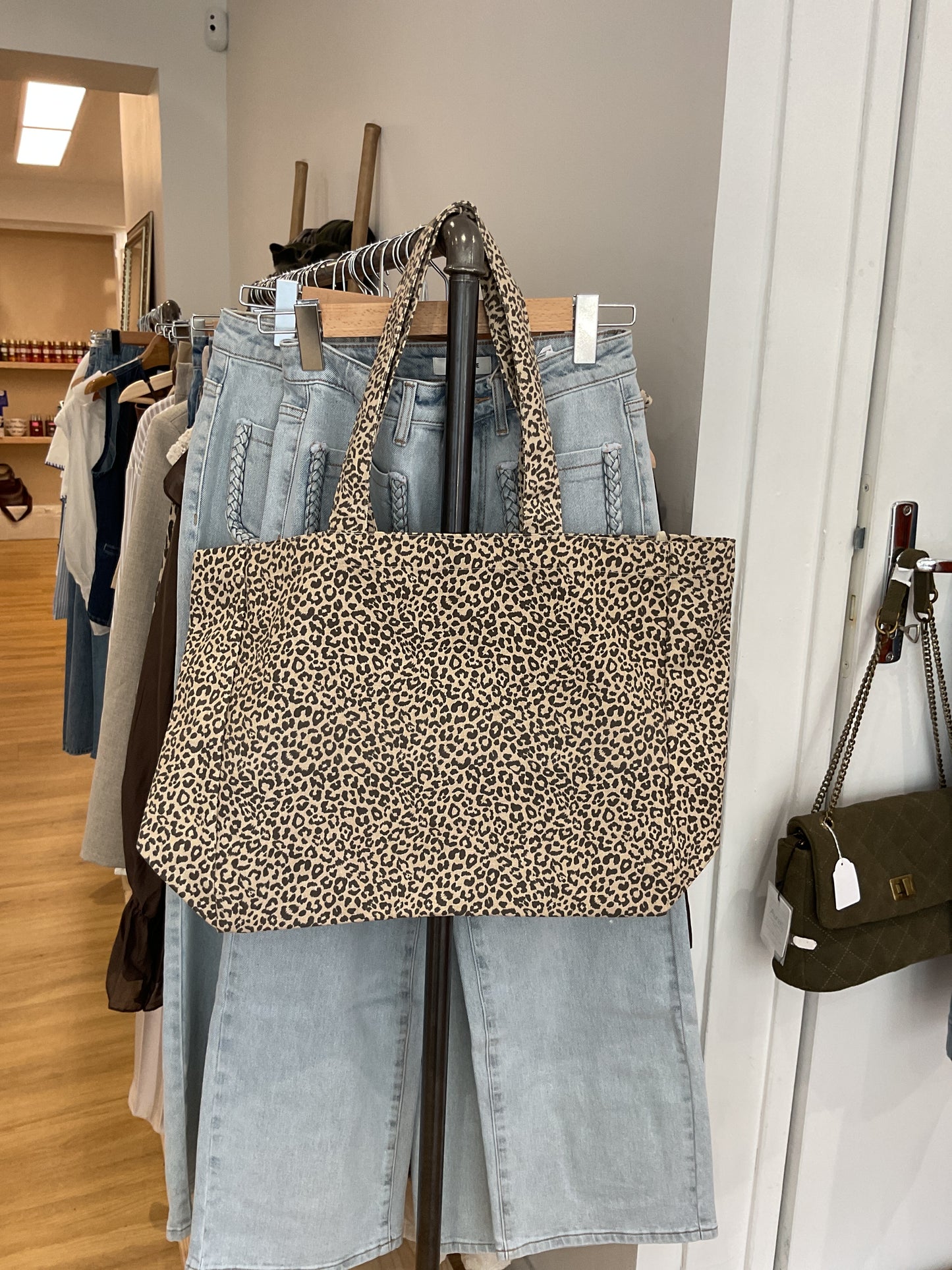 Tote bag léopard Maylor