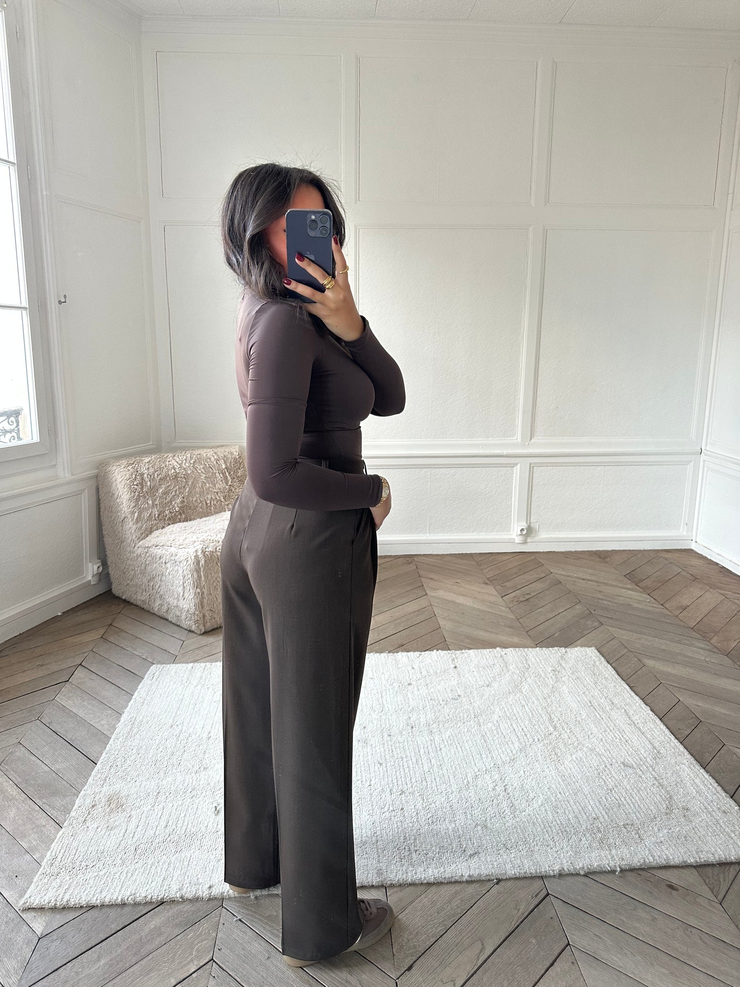 Pantalon Louane - marron