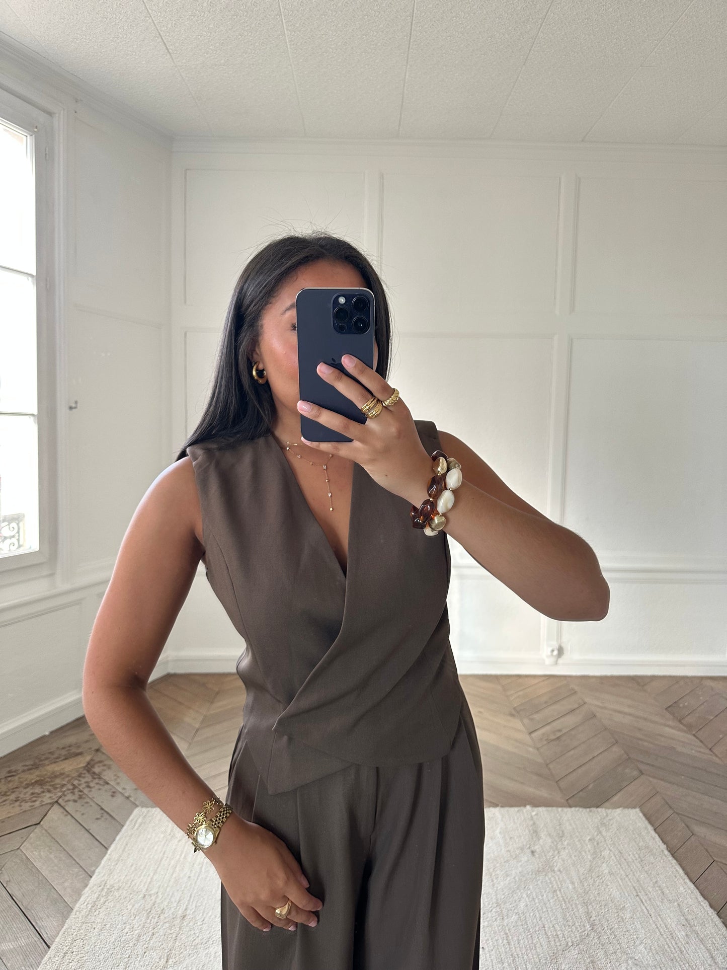 Veste sans manches Pauline