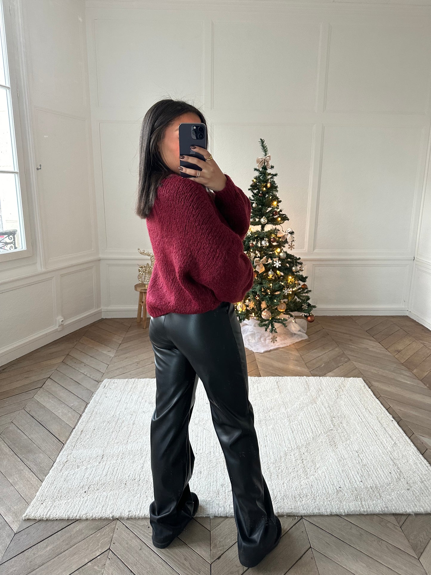 Pantalon en simili cuir Anabelle #TeamGrande