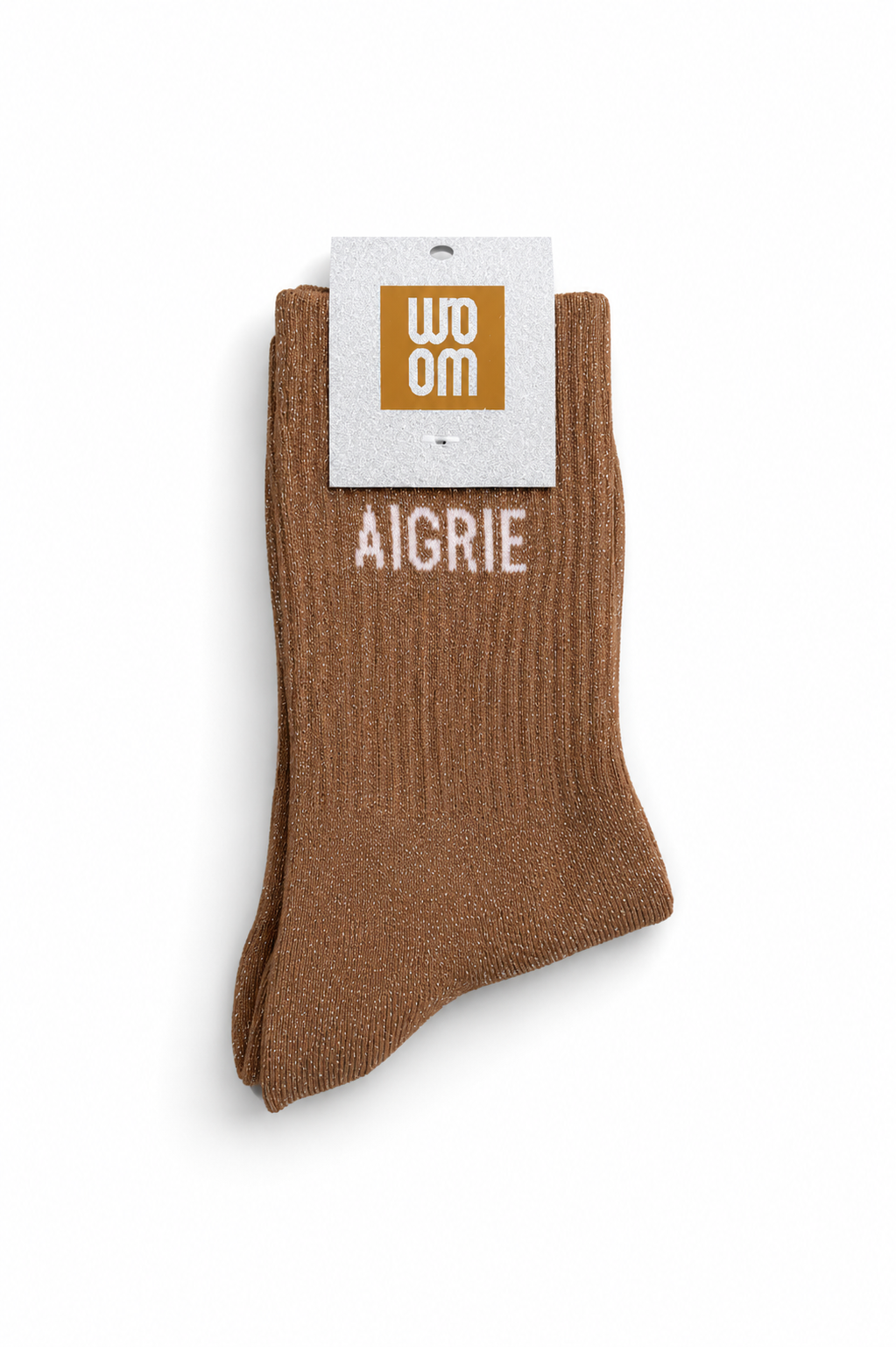 Chaussettes à paillettes - aigrie - rose gold