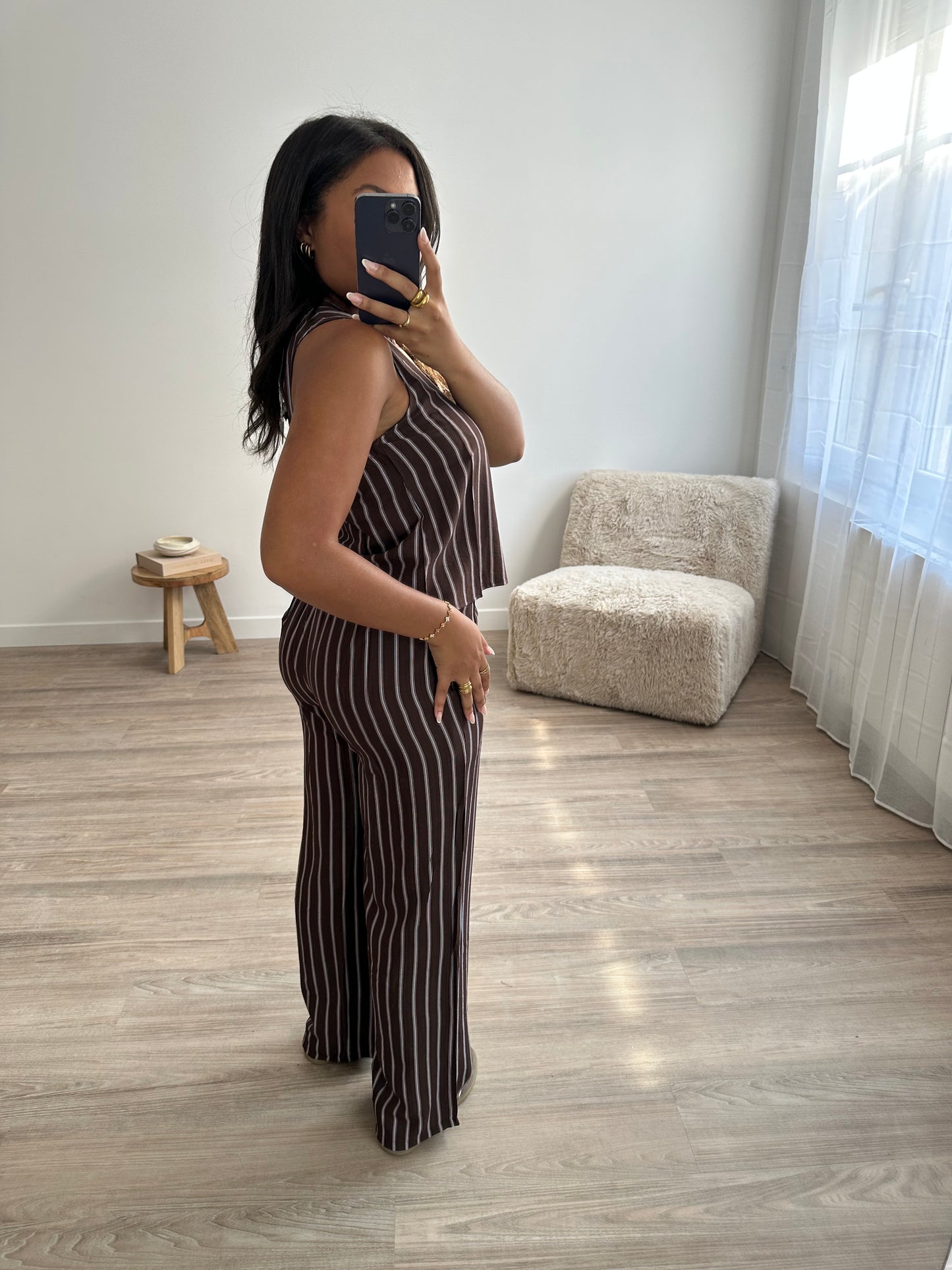 Pantalon rayé Nicolas