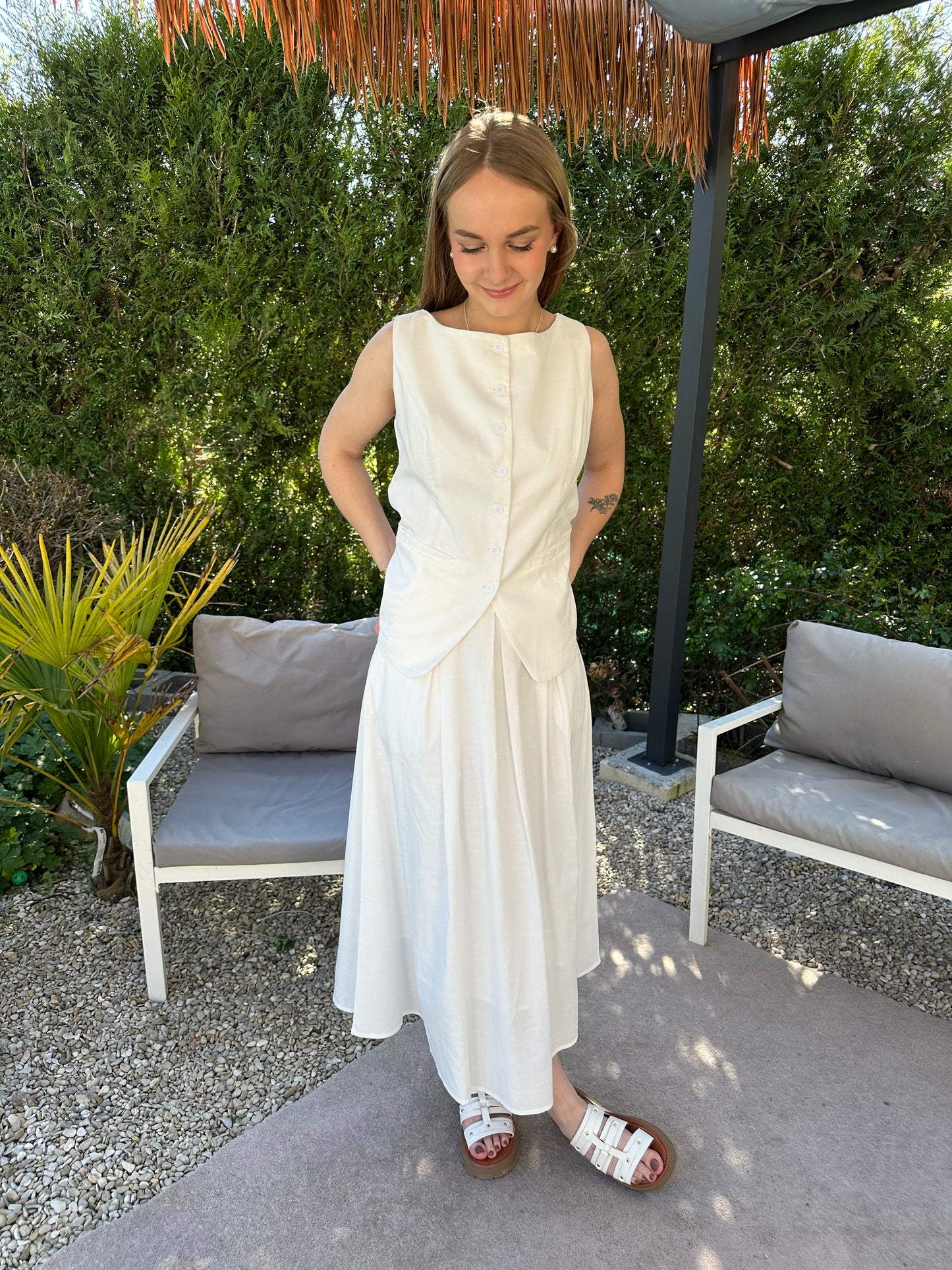 Jupe Estelle - blanc