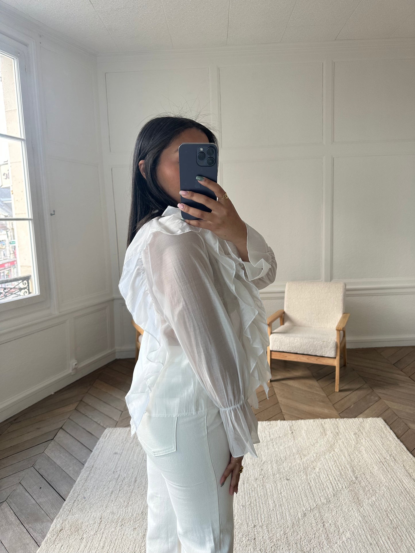 Blouse Florida - blanc