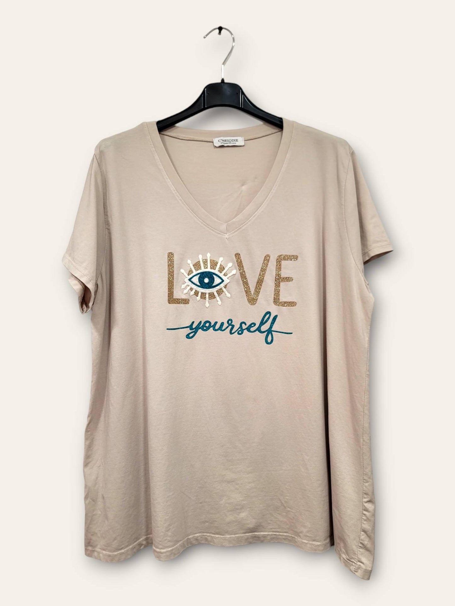 T-shirt love yourself - Curvy