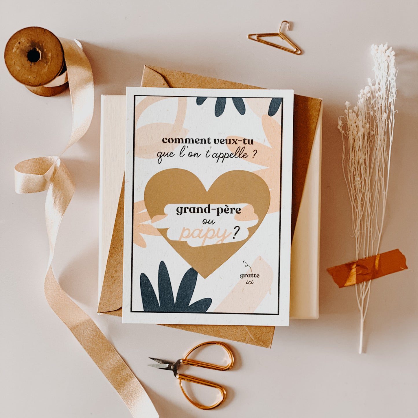 Carte à gratter - Papy