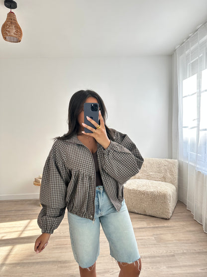 Veste à carreaux Adele