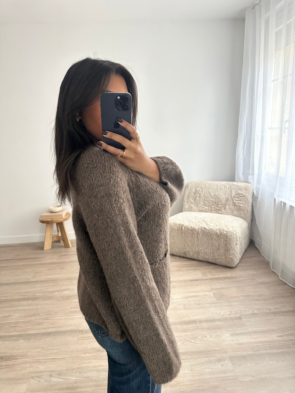 Gilet Louna - choco clair