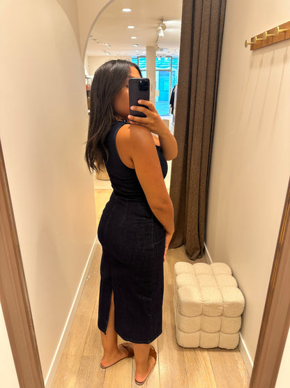 Robe effet denim Josy