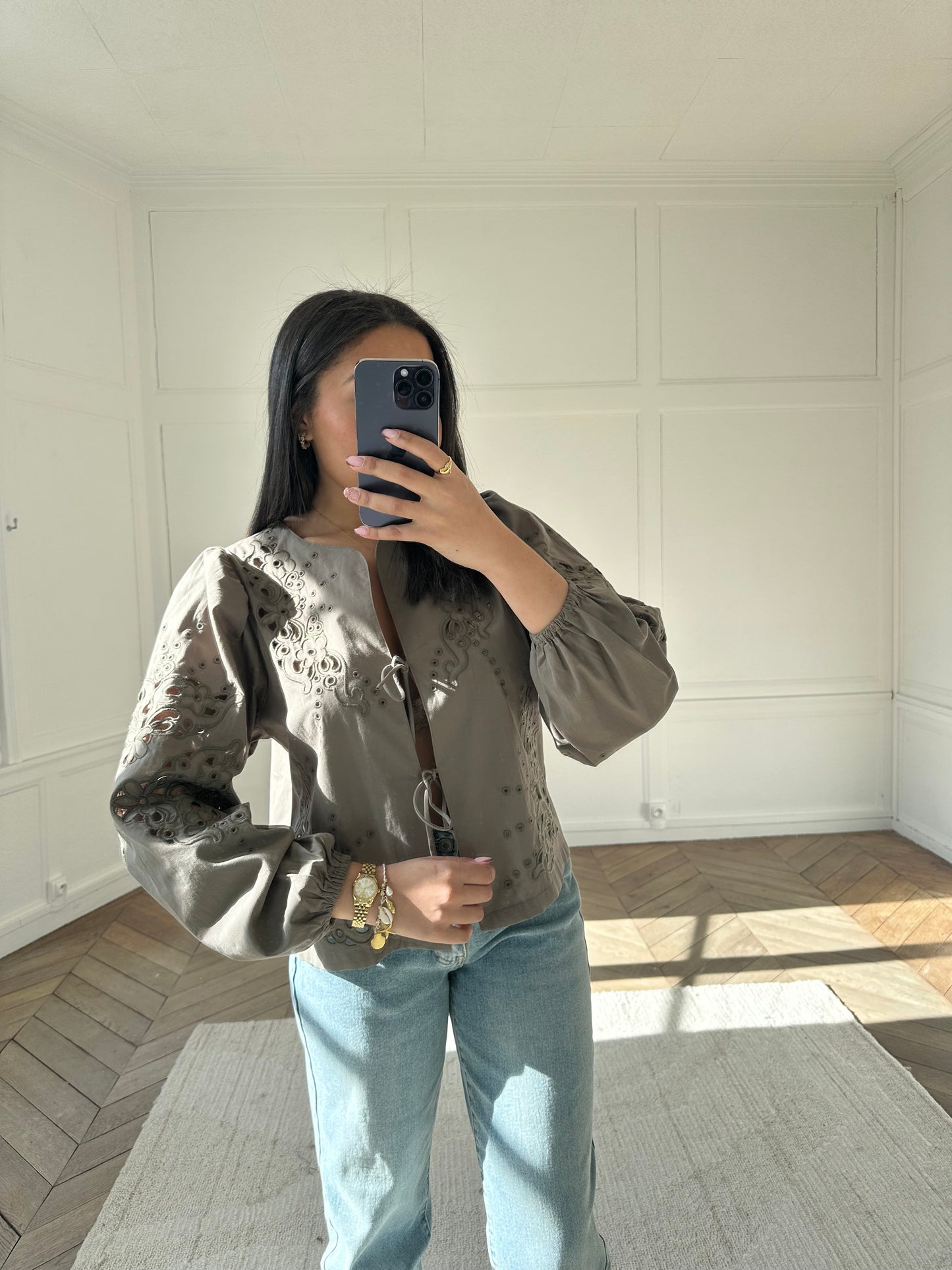 Blouse Amélie - kaki