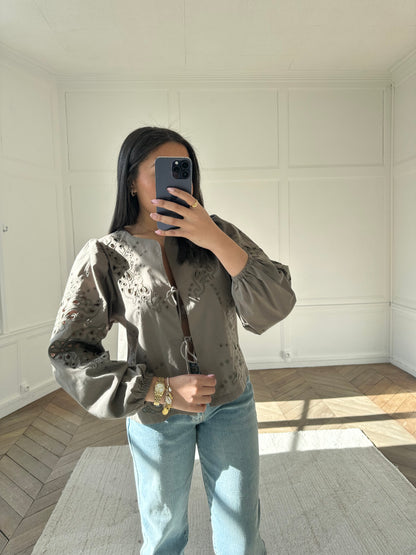 Blouse Amélie - kaki
