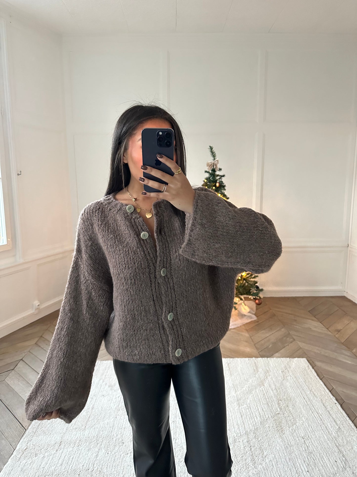 Gilet Graziella - marron clair