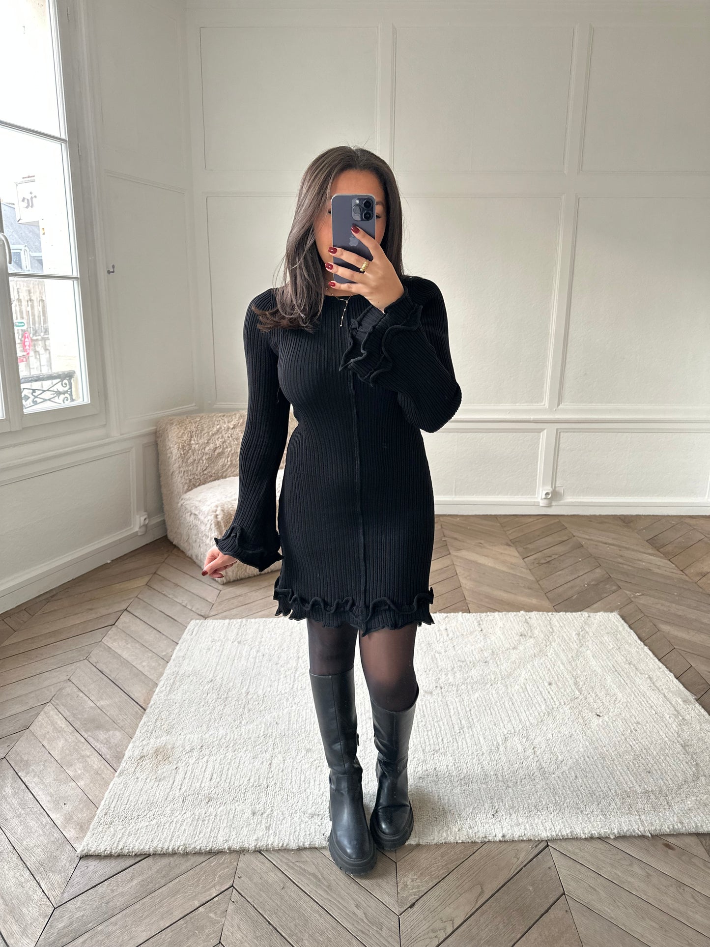 Robe en maille Clothilde