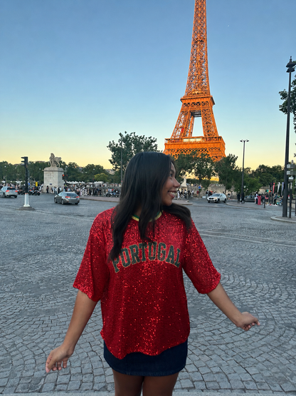 T-shirt à sequins - Portugal