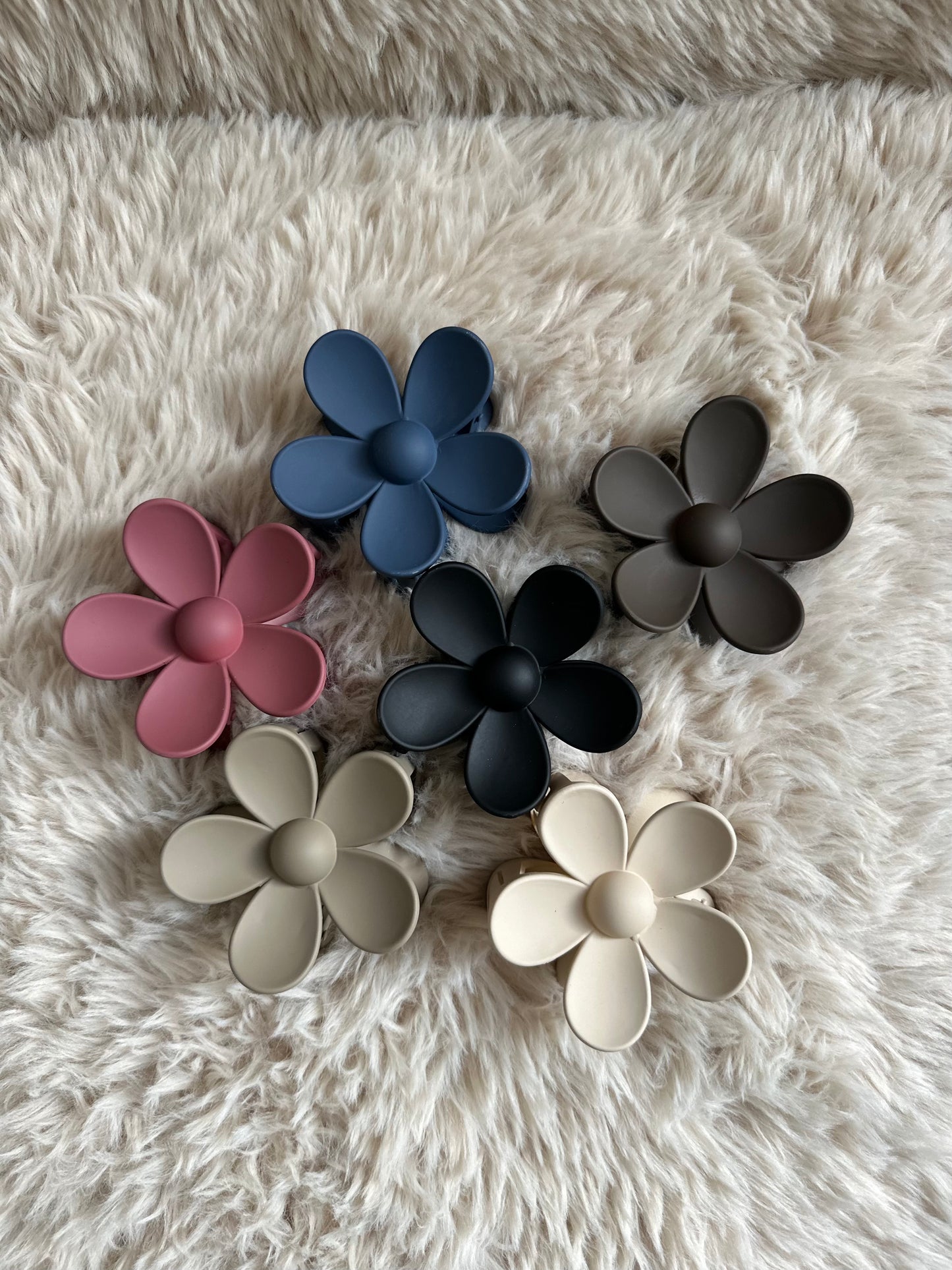 Pinces à cheveux fleurs - automne