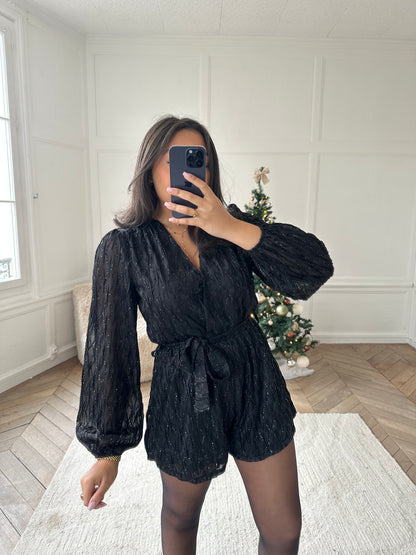 Combi-short Chloé - noir