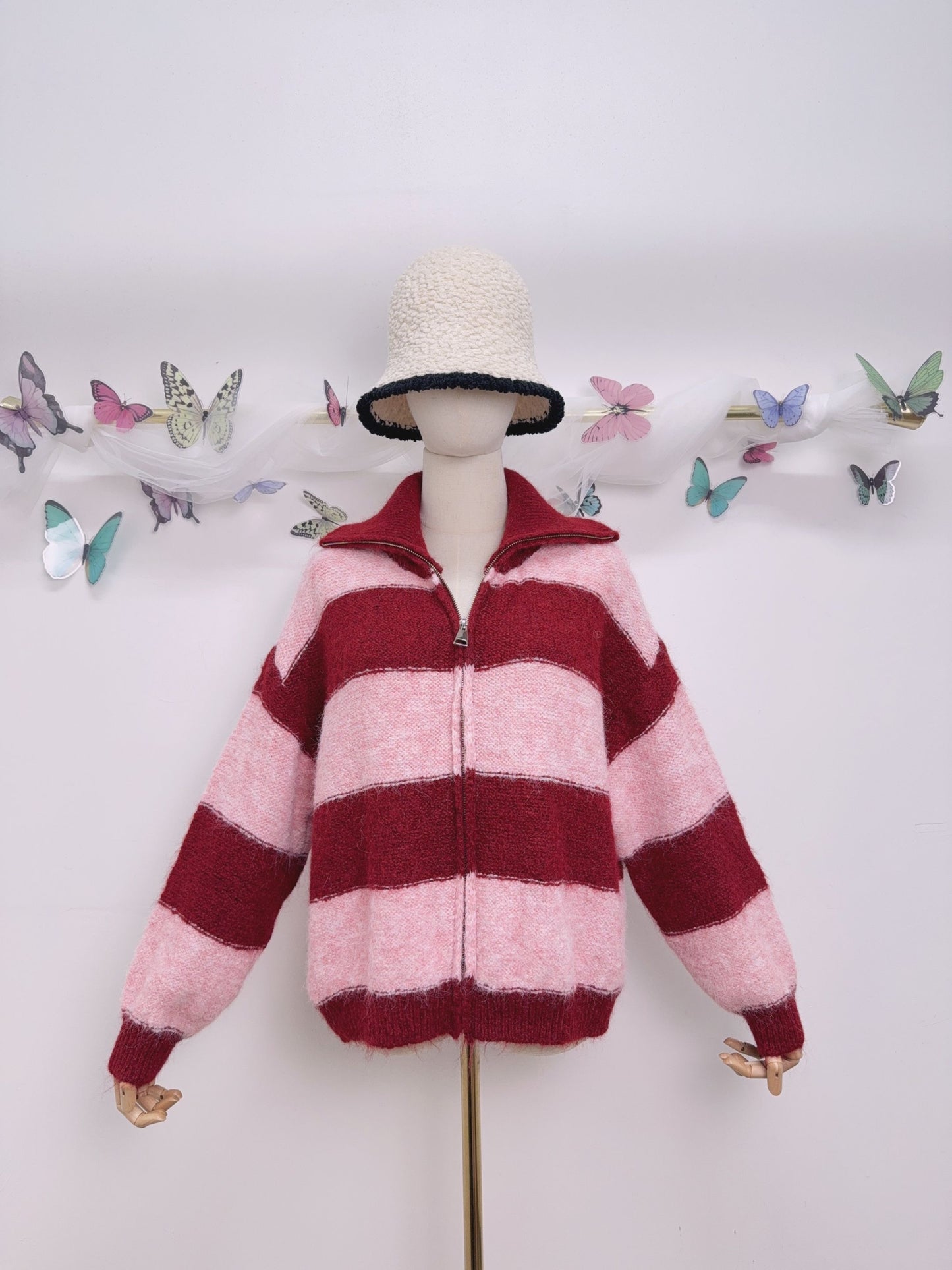 Gilet rayé  - 2 coloris