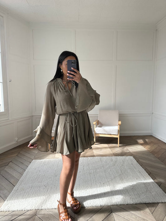 Robe Adeline - kaki