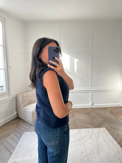 Gilet sans manches Andrea - bleu marine