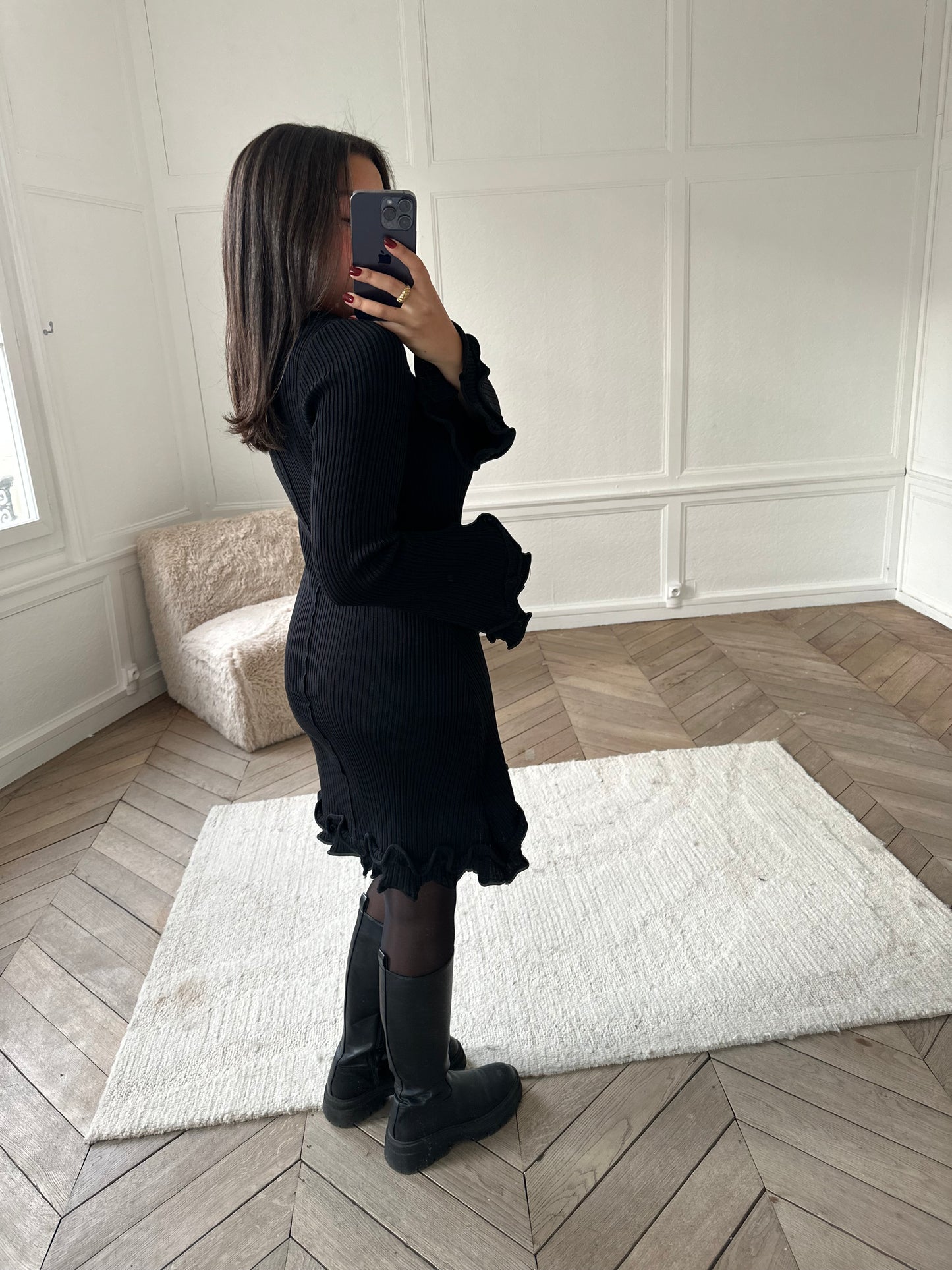 Robe en maille Clothilde