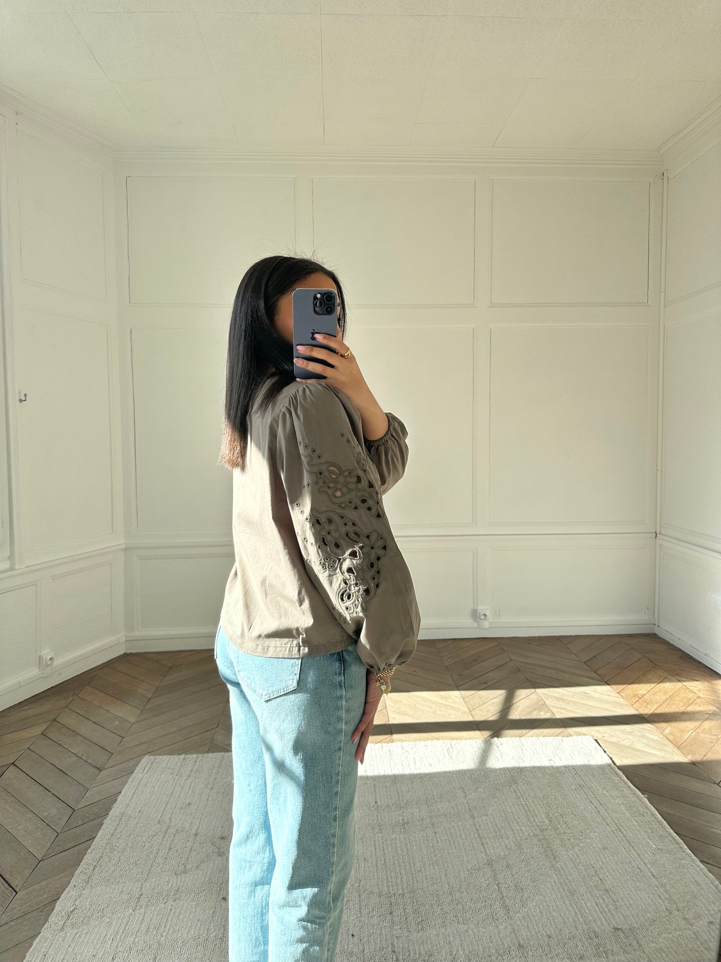 Blouse Amélie - kaki