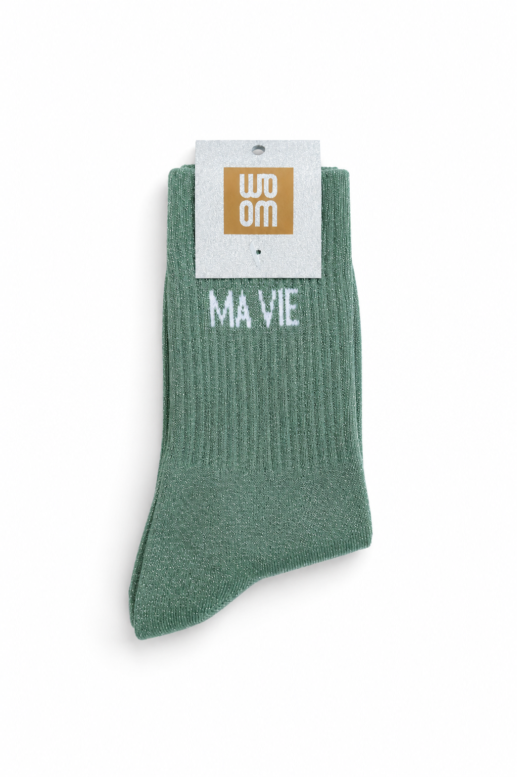 Chaussettes à paillettes - ma vie - vert