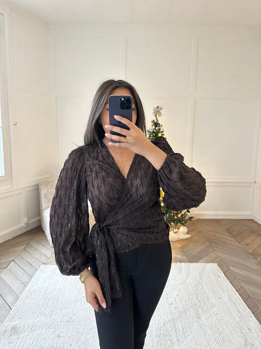 Blouse cache-coeur Chloé