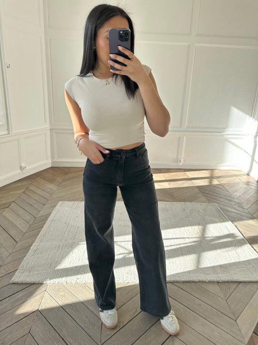 Jean wide noir