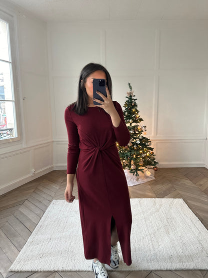 Robe Laura - bordeaux