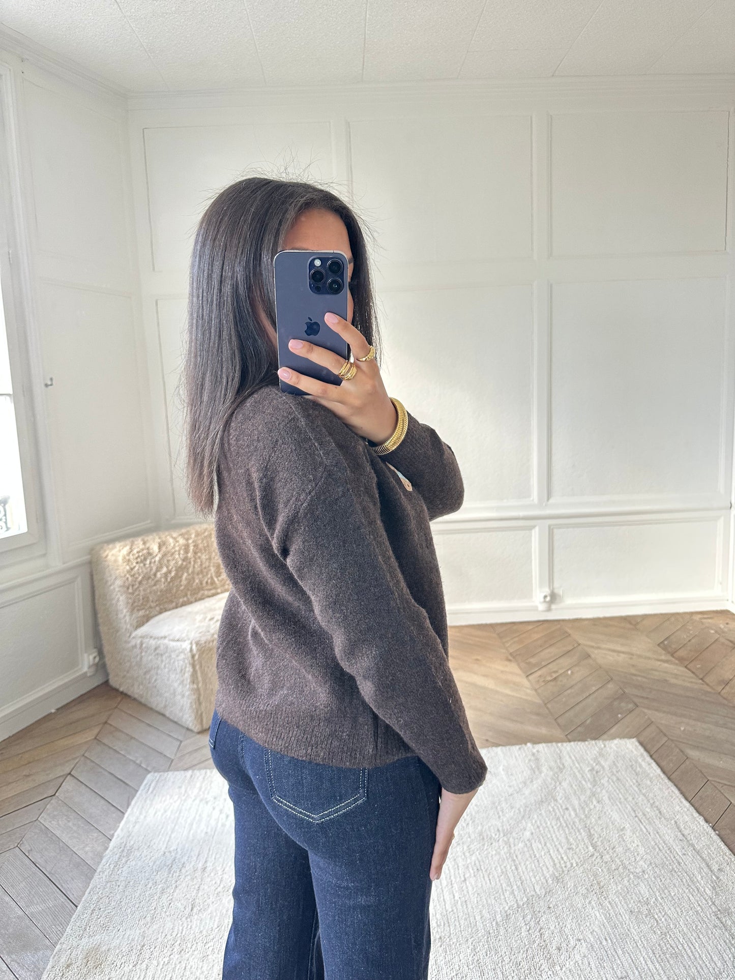Pull Teddy - marron