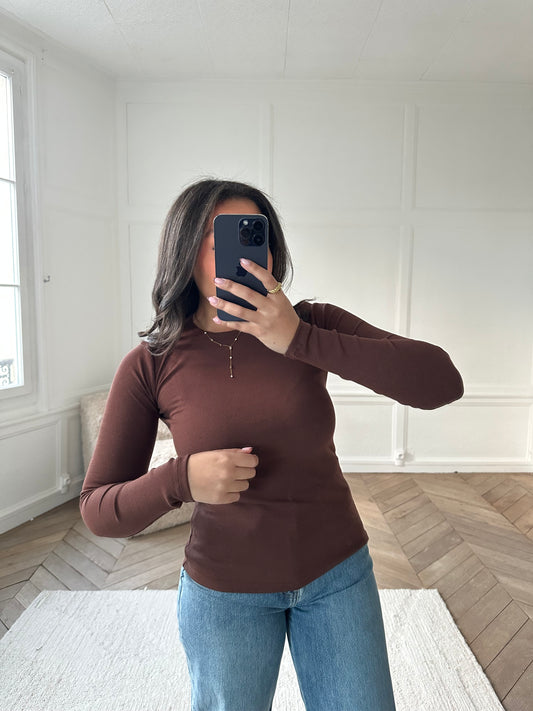 Top côtelé basique - 3 coloris