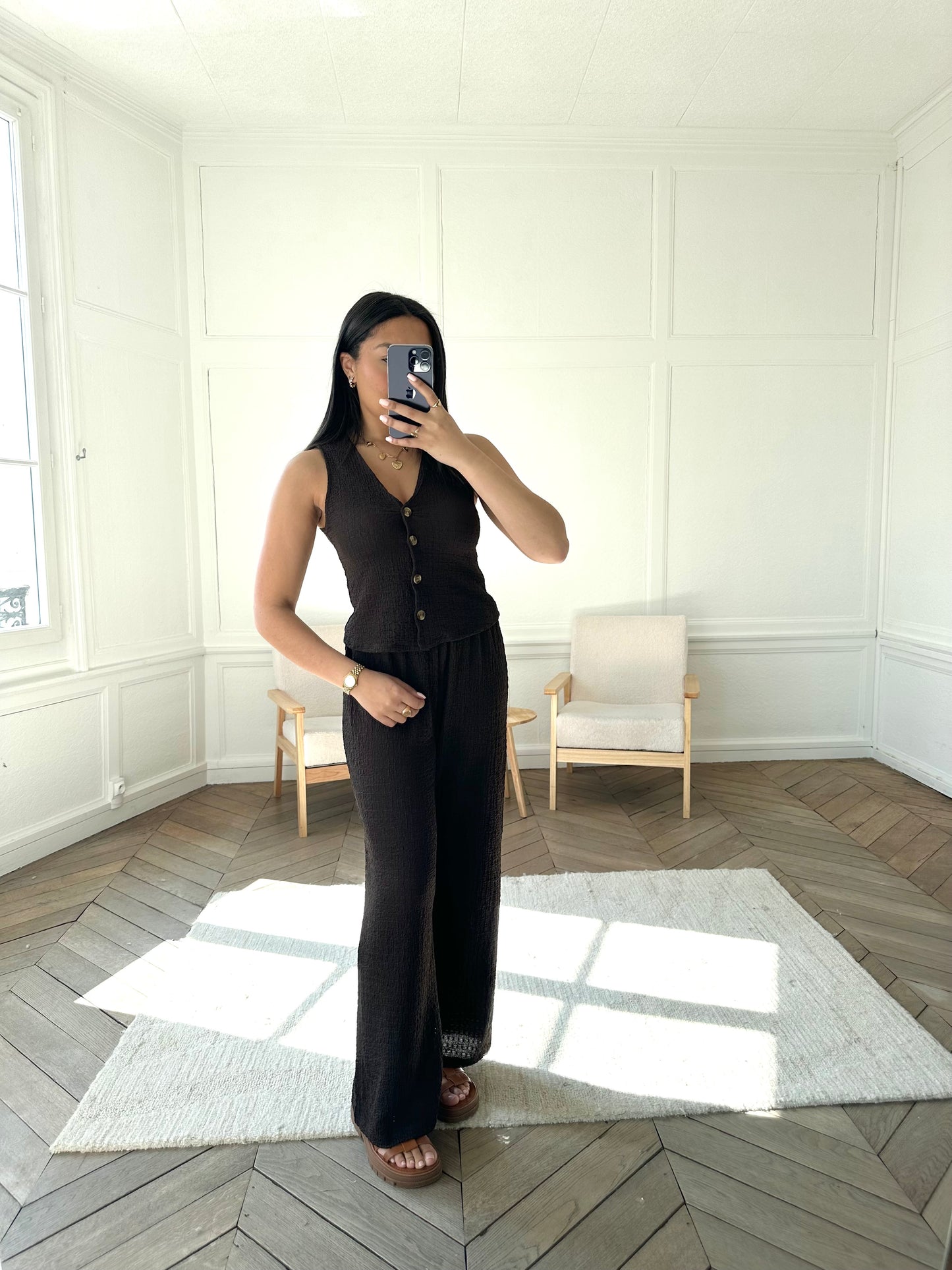 Ensemble Mya - marron