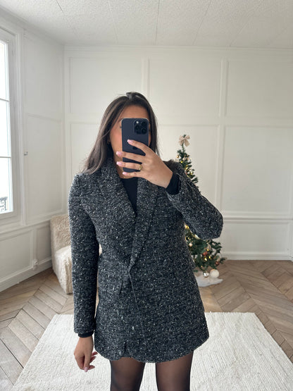 Blazer effet tweed Lana
