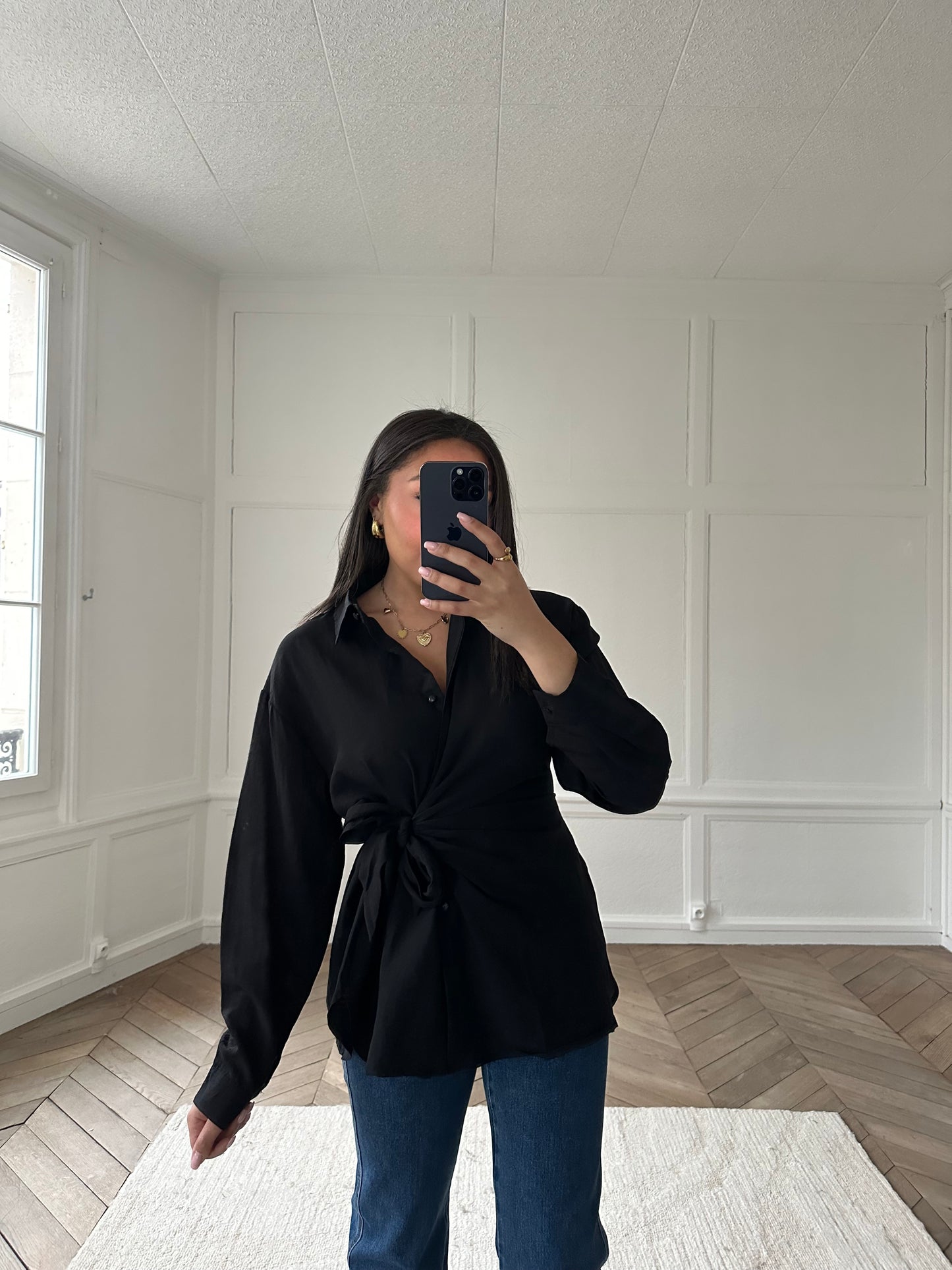 Chemise Fanny - noir
