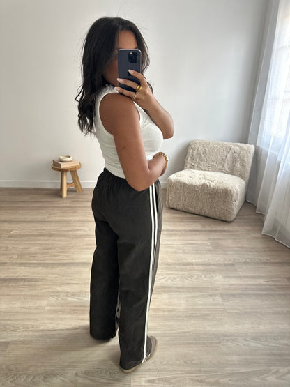 Jogging effet croco à bandes