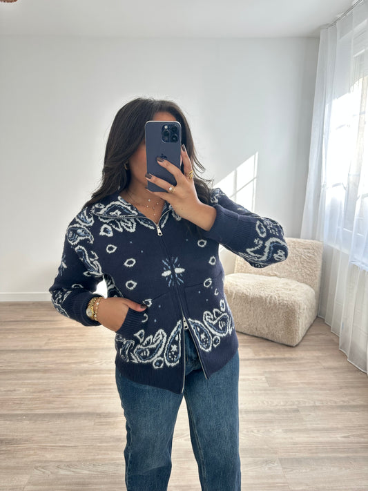 Gilet bandana - marine