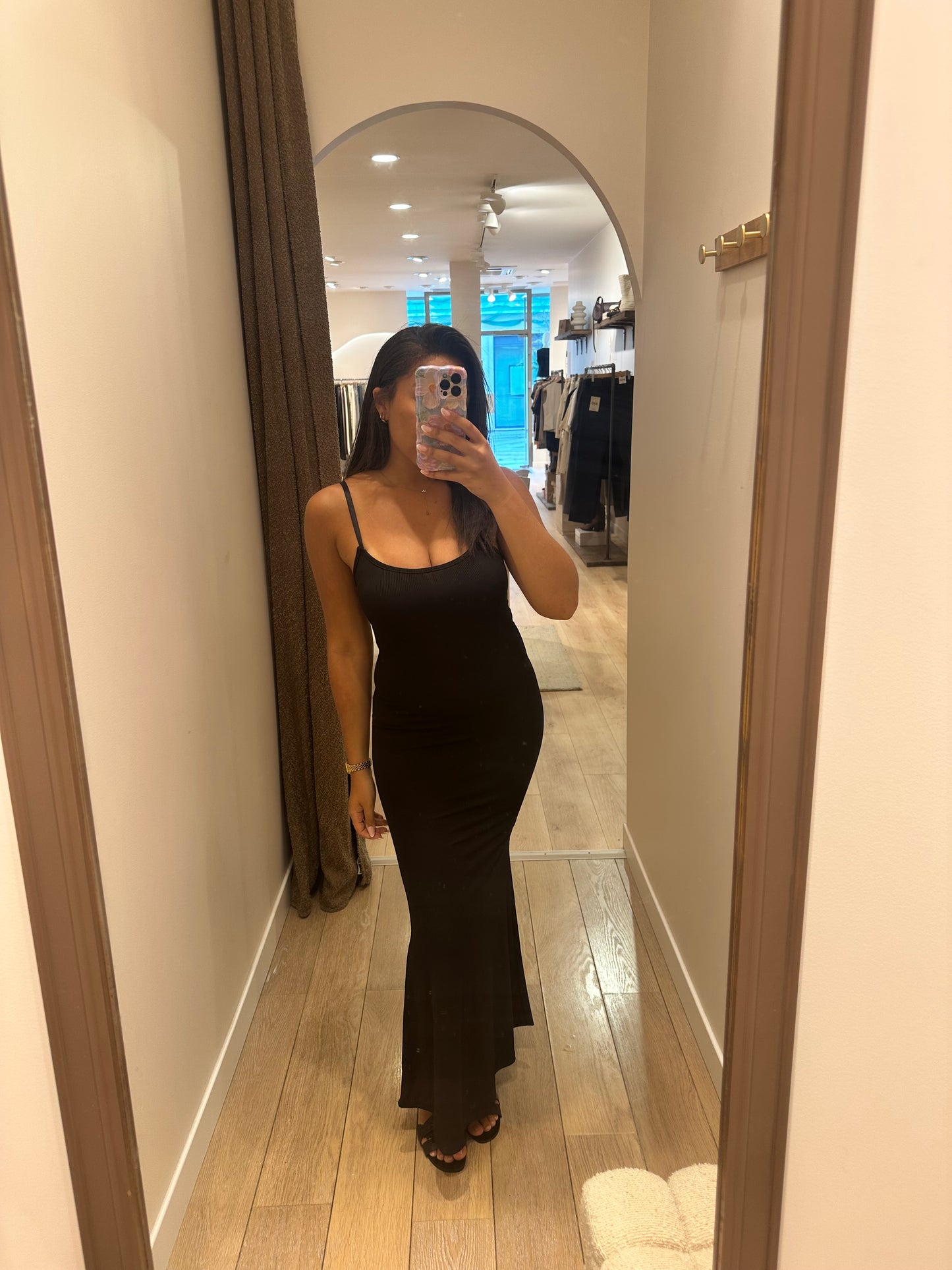 Robe moulande Alexia - noir