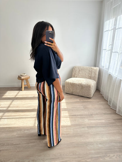 Pantalon rayé Ayden