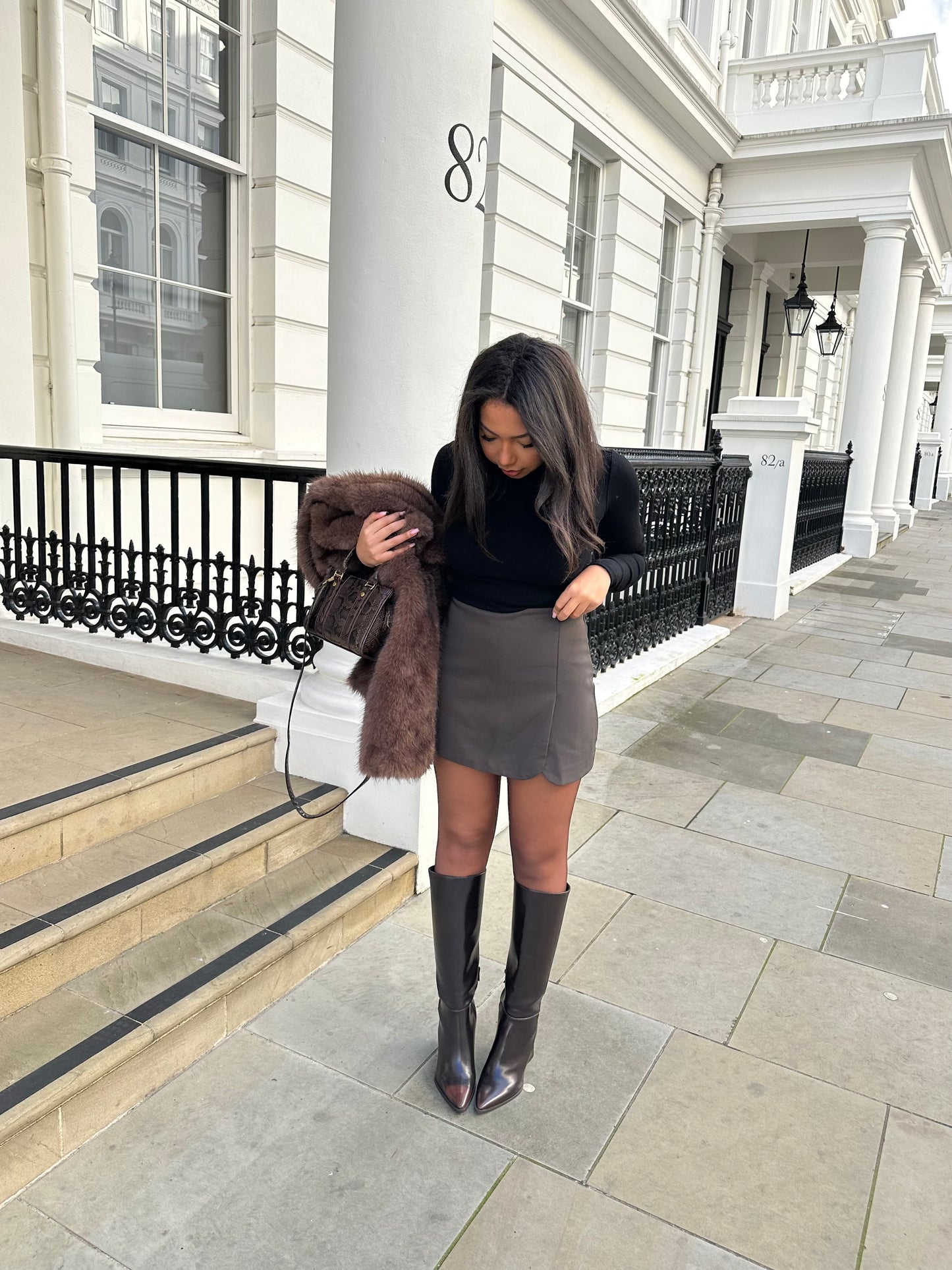 Jupe-short Lyséa - choco