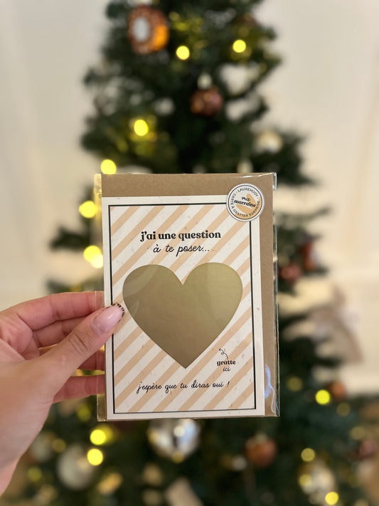 Carte à gratter - Marraine