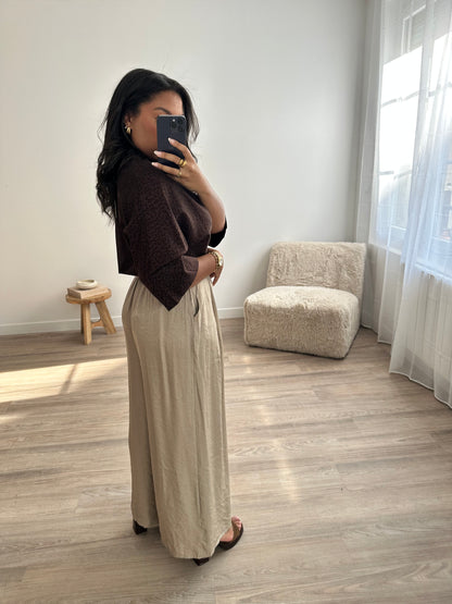 Pantalon fluide avec ceinture