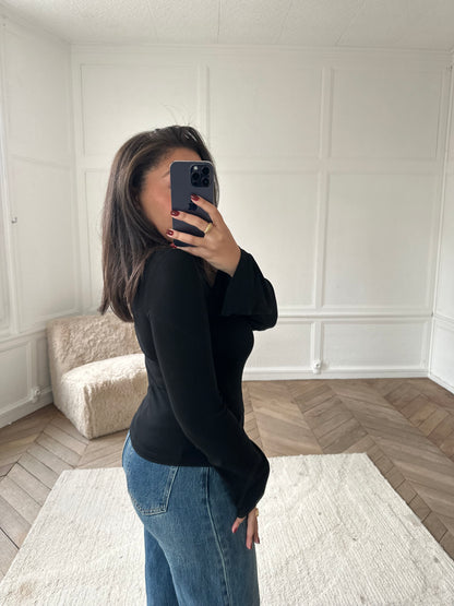 Top Léna - noir