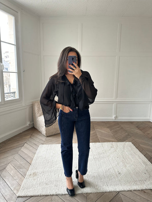 Blouse Aria - noir