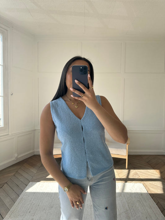 Gilet sans manches Rosa - bleu