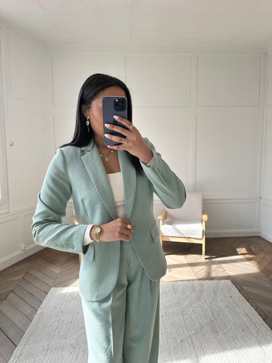 Blazer Tania - vert d'eau